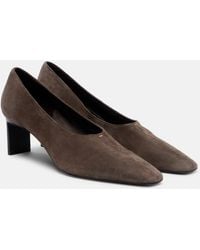 KHAITE - Celia 50 Suede Pumps - Lyst