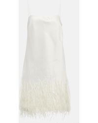 Polo Ralph Lauren - Kleid mit Federn - Lyst