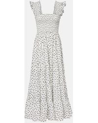 RIXO London - Kendall Polka-Dot Cotton Maxi Dress - Lyst