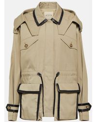 Tod's - Leather-trimmed Jacket - Lyst
