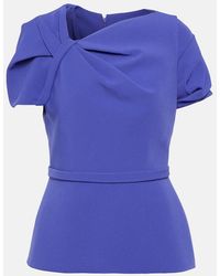 Safiyaa - Cassiopeia Crepe Top - Lyst