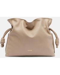 Loewe - Flamenco Medium Leather Tote Bag - Lyst