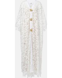 Oscar de la Renta - Maxikleid Aus Spitze - Lyst