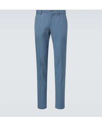 Dolce & Gabbana - Virgin Wool Straight Pants - Lyst