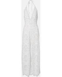 Alexandra Miro - Irena Halterneck Jumpsuit - Lyst