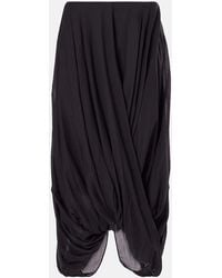 TOTEME - Draped Maxi Skirt - Lyst