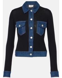 Coperni - Denim-Trimmed Top - Lyst