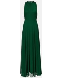 Max Mara - Vestido Largo Carnet De Jersey Y Malla - Lyst