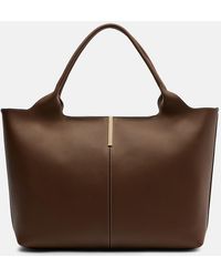 Tod's - Tote Bag Ebr Medium Aus Leder - Lyst