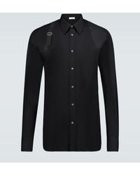 Alexander McQueen Cotton Harness Shirt - Black