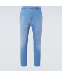 Prada - Mid-Rise Slim Jeans - Lyst