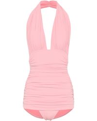 Norma Kamali Badeanzug Bill - Pink