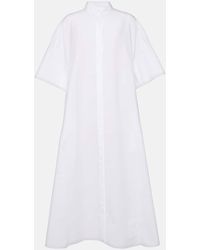 The Row - Vestido Camisero Oversized Bredel De Popelin - Lyst