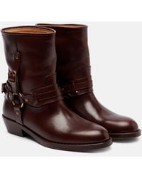 Isabel Marant - Ildred 35 Leather Ankle Boots - Lyst