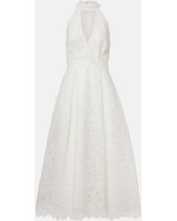 Costarellos - Lavinia Embroidered Organza Cocktail Dress - Lyst