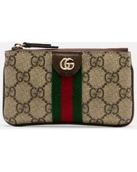 Gucci - Ophidia Gg Web Stripe Coin Purse - Lyst
