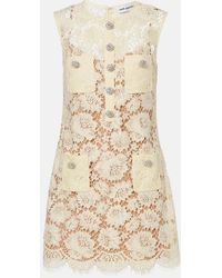 Self-Portrait - Lace Minidress - Lyst