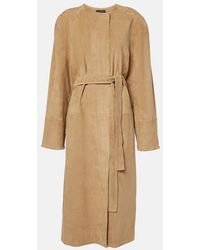 Stouls - Dietrich Suede Coat - Lyst