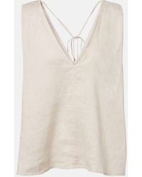 Velvet - Renna Linen Top - Lyst