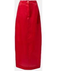 KHAITE - Lucian Silk Organza Maxi Skirt - Lyst