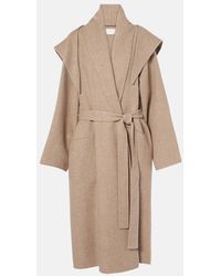 The Row - Belted Cashmere Wrap Coat - Lyst