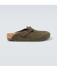 Birkenstock - Boston Suede Clog - Thyme - Lyst
