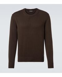 Tom Ford - Pullover Aus Baumwolle Und Seide - Lyst