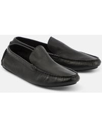 The Row - Mokassins Lucca Aus Leder - Lyst