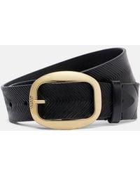 Isabel Marant - Embossed Leather Belt - Lyst