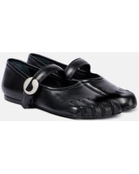 Coperni - Leather Mary Jane Flats - Lyst