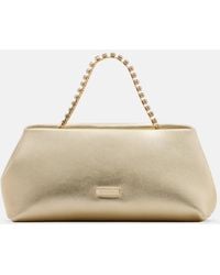 Aquazzura - Temptation Mini Leather Top-Handle Bag - Lyst