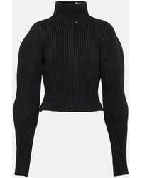 Alaïa - Wool-blend Turtleneck Sweater - Lyst