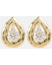 Octavia Elizabeth - Ohrringe Nesting Gem aus 18kt Gelbgold mit Diamanten - Lyst