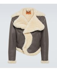 JW Anderson - Giacca in shearling - Lyst