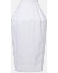 Rohe - Cotton Poplin Midi Skirt - Lyst
