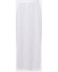 Wardrobe NYC - Sheer Lace Midi Skirt - Lyst