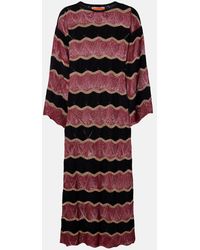 La DoubleJ - Hang Ten Cotton-Blend Lame Kaftan - Lyst