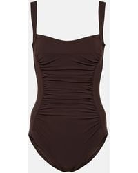 Karla Colletto - Basics Ruched Swimsuit - Lyst