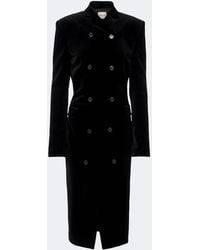 KHAITE - Rolon Cotton Double-Breasted Coat - Lyst