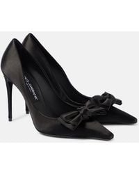 Dolce & Gabbana - Pumps Mit Schleife 105Mm - Lyst