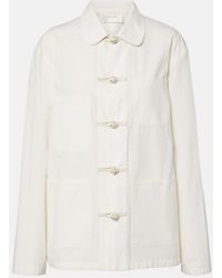 The Row - Behati Cotton Poplin Jacket - Lyst