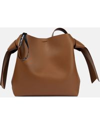 Acne Studios - Musubi Medium Leather Shoulder Bag - Lyst