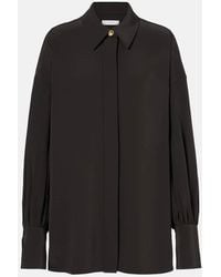 JOSEPH - Camilia Satin Twill Shirt - Lyst