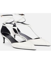 KHAITE - Mia 45 Leather Pumps - Lyst