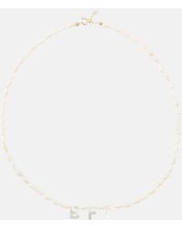 Roxanne First - Bff 9kt Gold Necklace With Mother Of Pearl - Lyst
