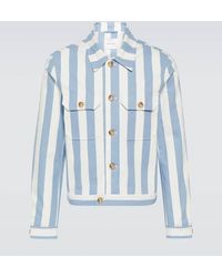 King & Tuckfield - Striped Cotton Jacket - Lyst
