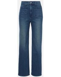 Veronica Beard - Crosbie High-Rise Flared Jeans - Lyst