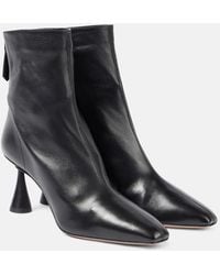 Aquazzura - Amore 75 Leather Ankle Boots - Lyst