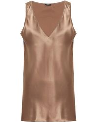 JOSEPH - Belva Silk-satin Tank Top - Lyst