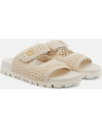 Miu Miu - Crochet Sandals - Lyst